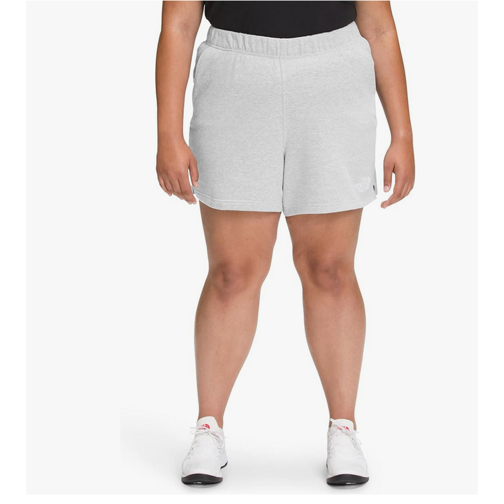 The North Face Half Dome Logo Fleece Short Light Grey Heather Size L